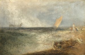 Näkymä Margatesta, ilta, n. 1840 tekijältä Joseph Mallord William Turner