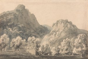 Lodoren vesiputous, Cumberland tekijältä Joseph Mallord William Turner