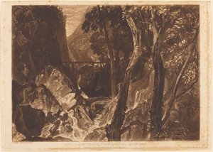 Mylly lähellä Grand Chartreusea tekijältä Joseph Mallord William Turner and Warren B. Davis
