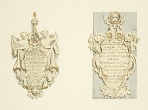 Pyhän Philipin monumentit (kynä ja akvarelli paperille) tekijältä Joseph Manning
