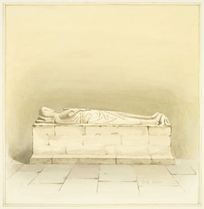 Robert de Berkeleyn hauta St Mary Redcliffessä (akvarelli paperille) tekijältä Joseph Manning