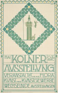 Juliste vuoden 1905 Kölnin taidefestivaalille, 1905