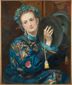 Nainen itämaisessa asussa, 1866