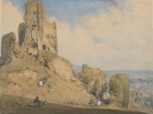 Corfen linna, Dorset tekijältä Joseph Nash