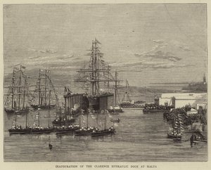 Clarence Hydraulic Dock -telakan avajaiset Maltalla