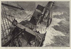 Kanadalainen SS Sardinian ylitti Atlantin äskettäisissä räikeissä tekijältä Joseph Nash