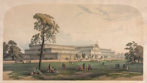 Crystal Palace, n. 1850. tekijältä Joseph Nash