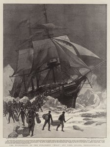 Steamship Wolfin perustaminen Fogo Islandin edustalla, Newfoundlandissa