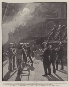 Naval Maneuvres, hiiltää HMS Benbow sähkövalolla