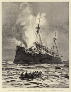 Yhdysvaltain Cruiser Mainen menetys Havannan satamassa