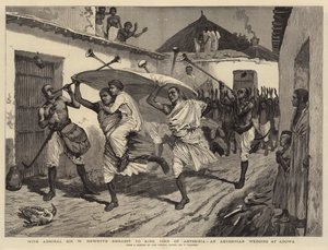Amiraali Sir W Hewettin Abessinian kuninkaan Johnin suurlähetystön kanssa, Abessinian häät Adowassa
