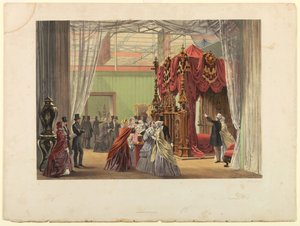 Itävalta nro 1: Lauta "Dickinsonin kattavia kuvia suuresta näyttelystä 1851", julkaistu 1854. tekijältä Joseph Nash The Elder