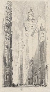 Broadway Towers tekijältä Joseph Pennell