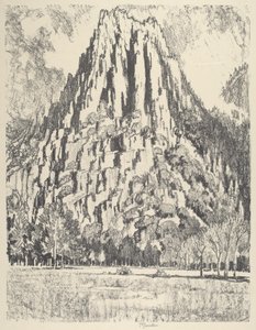 Tukipalkit, Yosemite, 1912. tekijältä Joseph Pennell