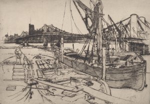 Chelsea, nro II, 1886. tekijältä Joseph Pennell