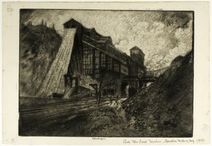 Hiili – Suuri kaltevuus, Breaker, Mahanoy City tekijältä Joseph Pennell