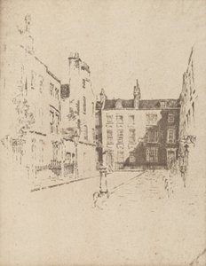Cowley Street, Westminster, 1906. tekijältä Joseph Pennell