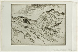Culebra Cut, Panama tekijältä Joseph Pennell