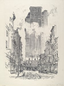 Sansom Streetillä tekijältä Joseph Pennell