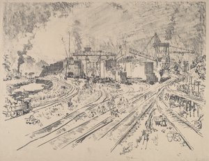 Early Morning, Miraflores, 1912. tekijältä Joseph Pennell