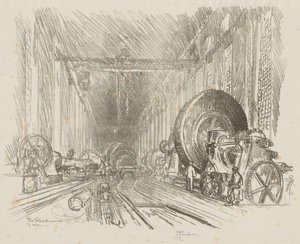 Englannin sotatyö: Sodan basilika tekijältä Joseph Pennell
