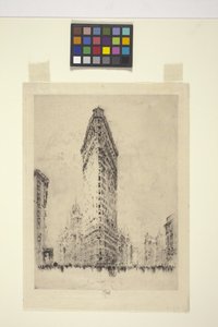 Construção de Irono Plano (Etching) Finlandês tekijältä Joseph Pennell
