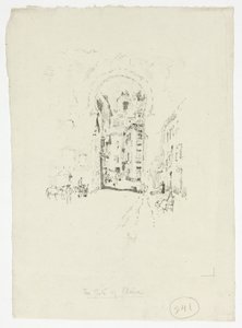 Elviran portti, Granada tekijältä Joseph Pennell