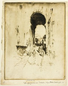 Zocodoverin portti, Toledo tekijältä Joseph Pennell