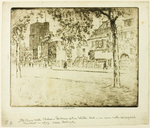 Talo, jossa Whistler kuoli tekijältä Joseph Pennell