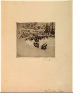 Laskeutumispaikka, Leghorn tekijältä Joseph Pennell