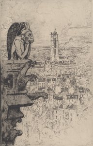 Le Stryge, 1893. tekijältä Joseph Pennell