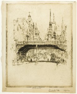Ludgate Hill tekijältä Joseph Pennell