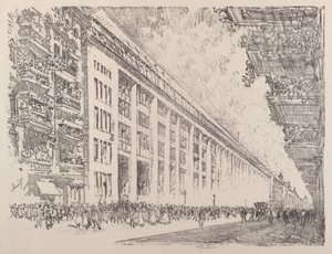 Keskipäivä, General Electric Works, Berliini tekijältä Joseph Pennell