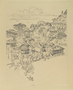Virallinen Ancon. Hallintorakennukset, 1912 tekijältä Joseph Pennell