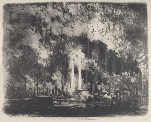 Öljynjalostus, Whiting, Indiana, 1915. tekijältä Joseph Pennell