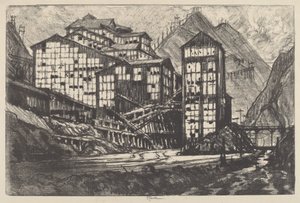 Old Million Eyes, 1910. tekijältä Joseph Pennell