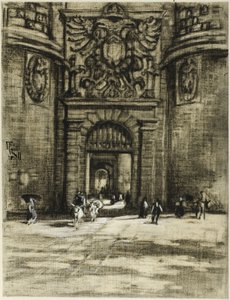 Porta Viragia, Toledo tekijältä Joseph Pennell