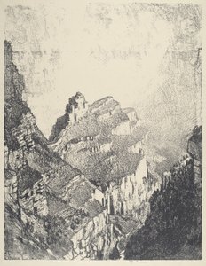 Tie valkoiseen kaupunkiin, nro II, 1912. tekijältä Joseph Pennell