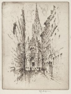 San Maclou, Rouen tekijältä Joseph Pennell