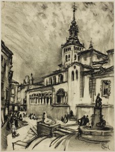 San Martin, Segovia tekijältä Joseph Pennell