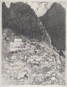 Mahtavien istuimet, Delphi tekijältä Joseph Pennell