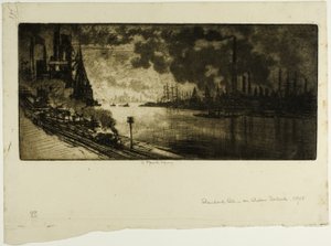 Standard Oil, Staten Island tekijältä Joseph Pennell