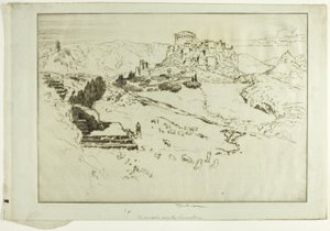 Akropolis observatoriosta tekijältä Joseph Pennell