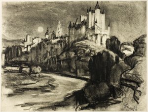 Alcazar, Segovia tekijältä Joseph Pennell