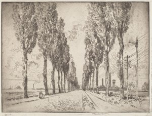 Avenue, Valenciennes tekijältä Joseph Pennell