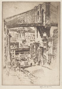 The Bridges, Brooklynista tekijältä Joseph Pennell