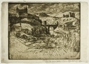 Linnat, Toledo tekijältä Joseph Pennell