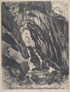 Tuomiokirkon ovi, 1912. tekijältä Joseph Pennell