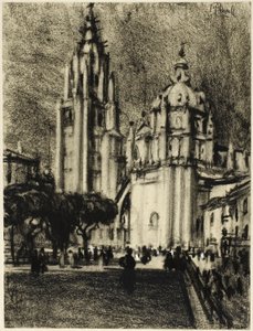 Katedraali, Toledo tekijältä Joseph Pennell