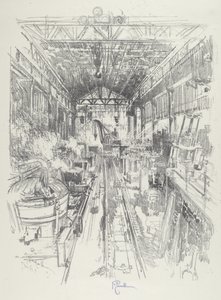 Kattilat, 1916. tekijältä Joseph Pennell